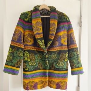 Incredible Rare Vintage Neiman Marcus Kent Street Wool Jacket - M